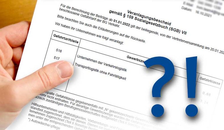 Fragen Und Antworten Zum Veranlagungsbescheid — BG Verkehr