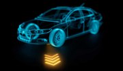 Damit Blinkzeichen beim Abbiegen nicht mehr so schnell übersehen werden, hat das Fraunhofer-Institut für Angewandte Optik und Feinmechanik ein Blinklicht entwickelt, das vom Fahrzeug auf die Straße projiziert wird. Es ist dynamisch und auch bei Tageslicht gut zu erkennen.