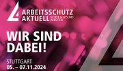 Wer die Messe „Arbeitsschutz aktuell“ vom 5. bis 7. November in Stuttgart kostenlos besuchen möchte, kann sich mit einem Code Freikarten sichern.